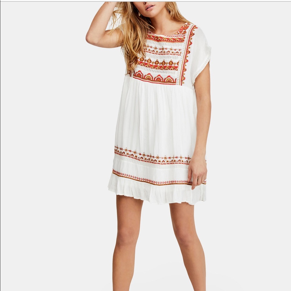 Free people white dress size s/p